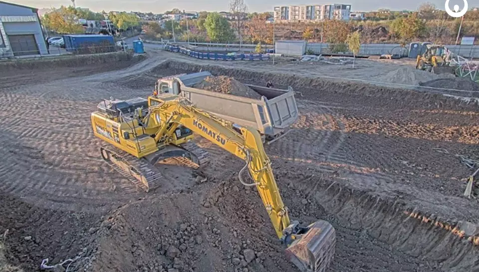 evolutia lucrarilor SEAU Otopeni 1