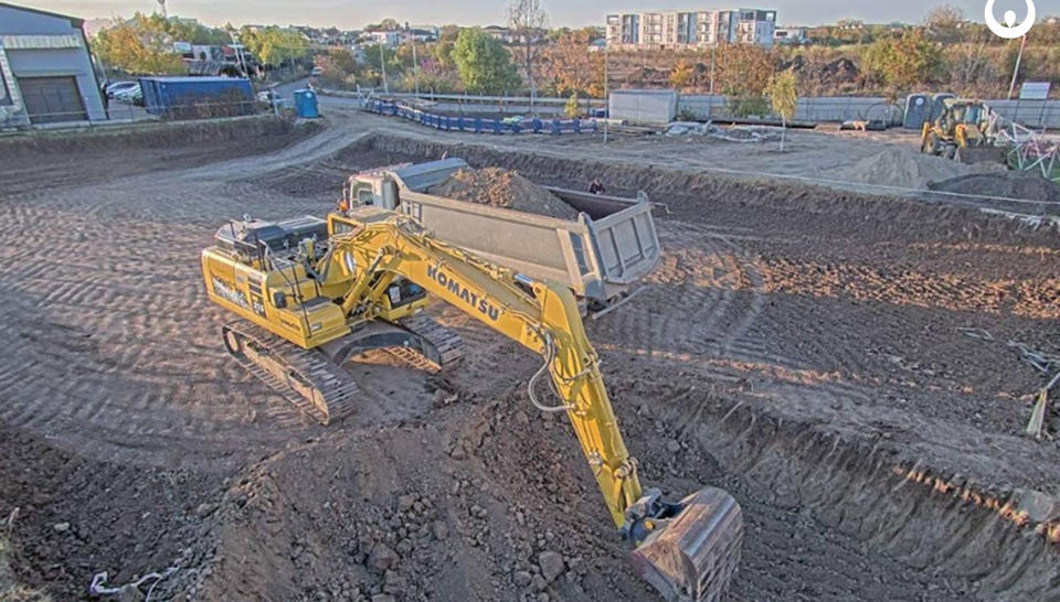 evolutia lucrarilor SEAU Otopeni 1