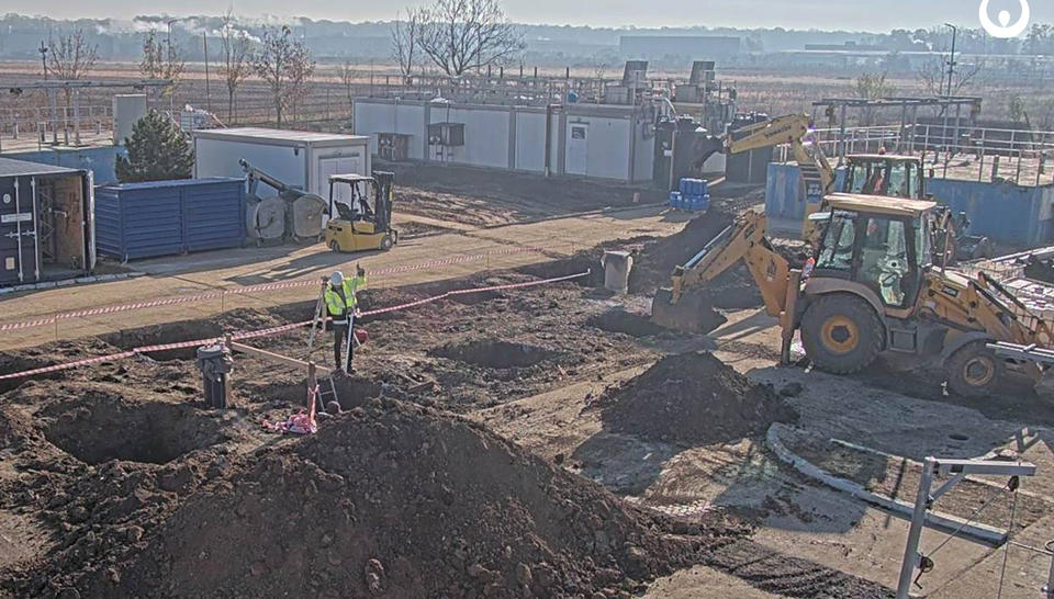 evolutia lucrarilor SEAU Otopeni 2