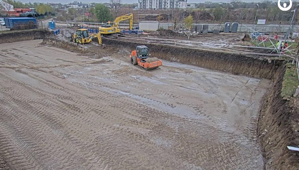 evolutia lucrarilor SEAU Otopeni 5