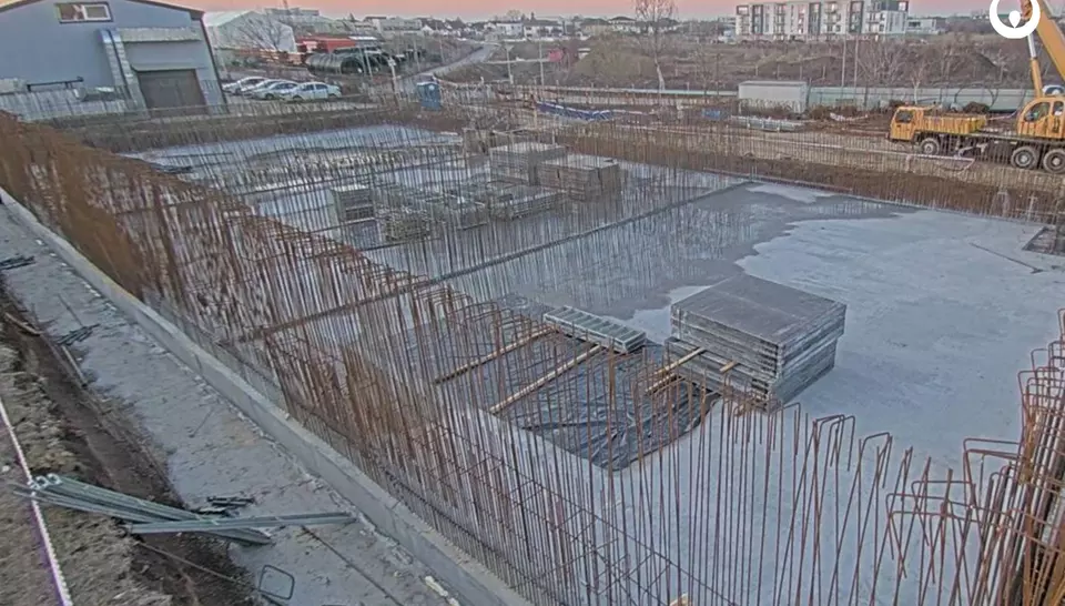 evolutia lucrarilor SEAU Otopeni 8