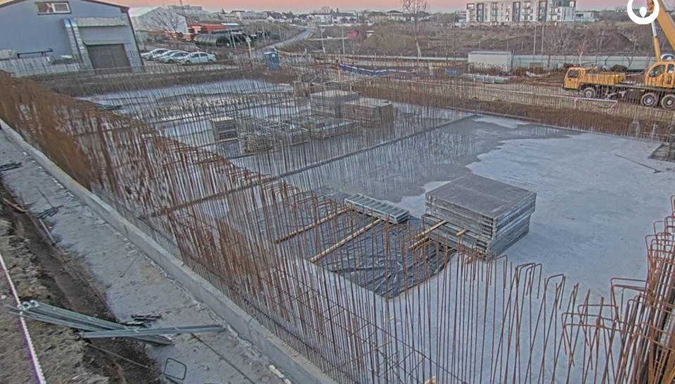 evolutia lucrarilor SEAU Otopeni 8