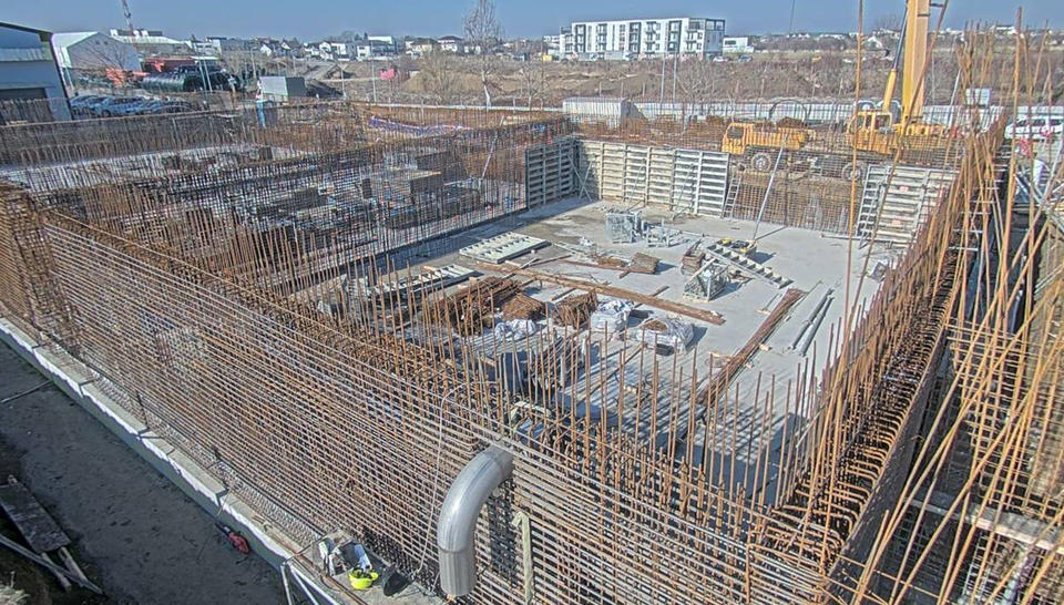 evolutia lucrarilor SEAU Otopeni 9